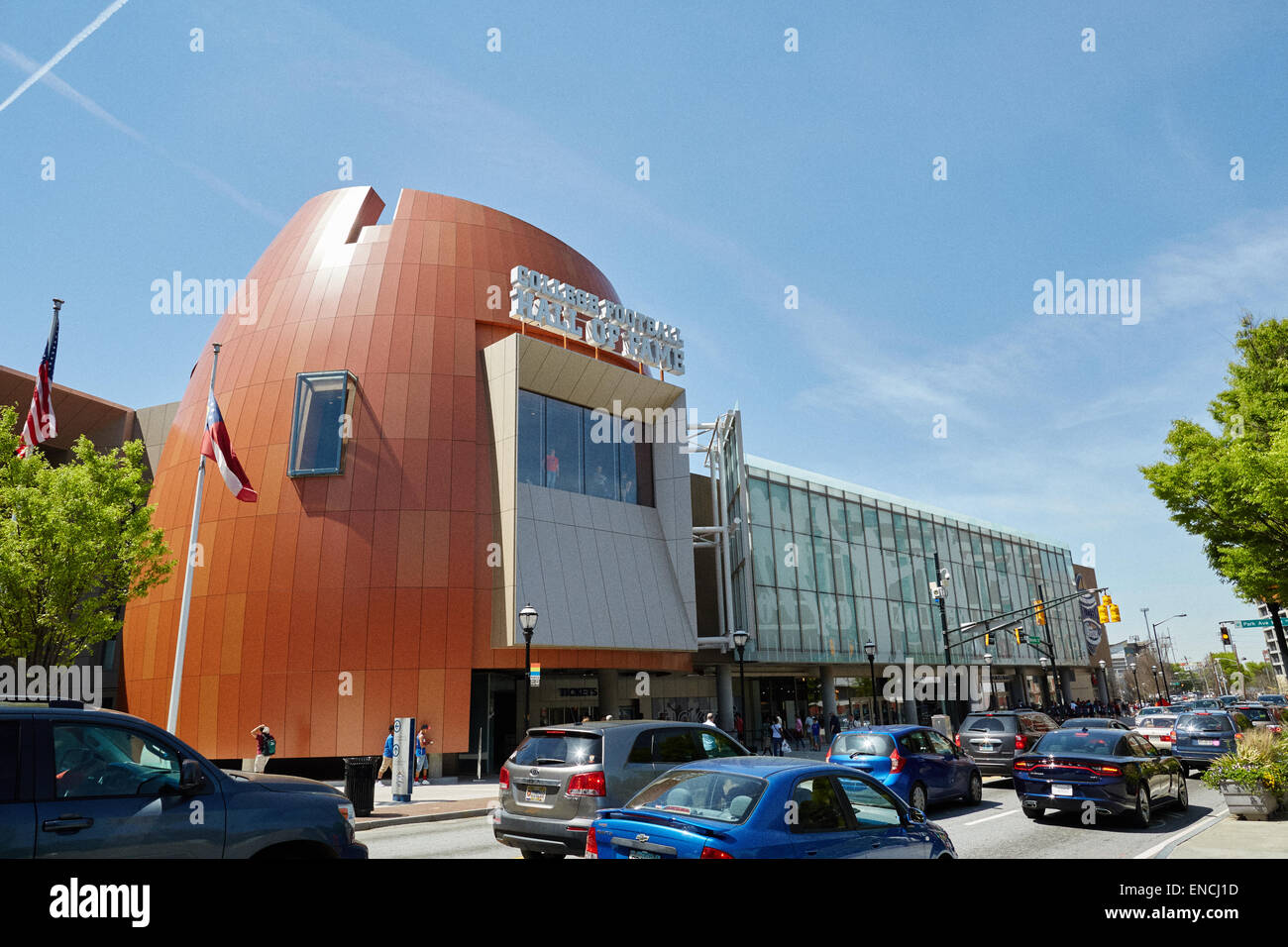 "Downtown Atlanta in Georga USA äußere des Gebäudes Stockfoto