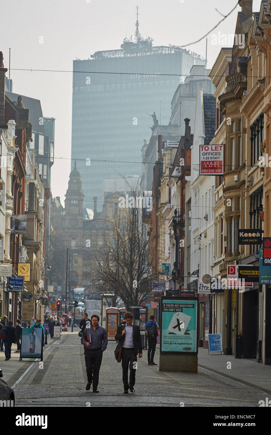 King Street Manchester UK Stockfoto