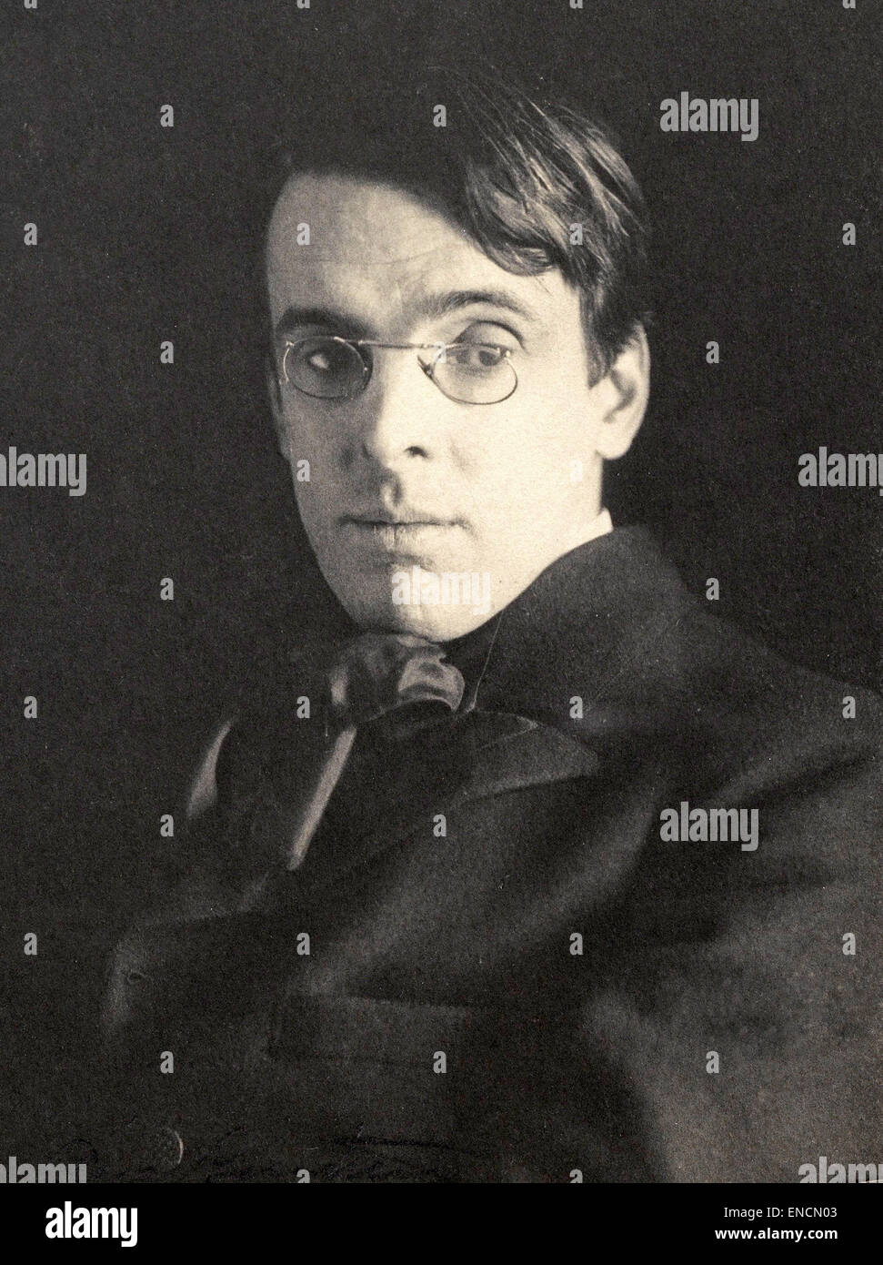 William Butler Yeats, irischer Dichter und einer der führenden Figuren der Literatur des 20. Jahrhunderts. Stockfoto