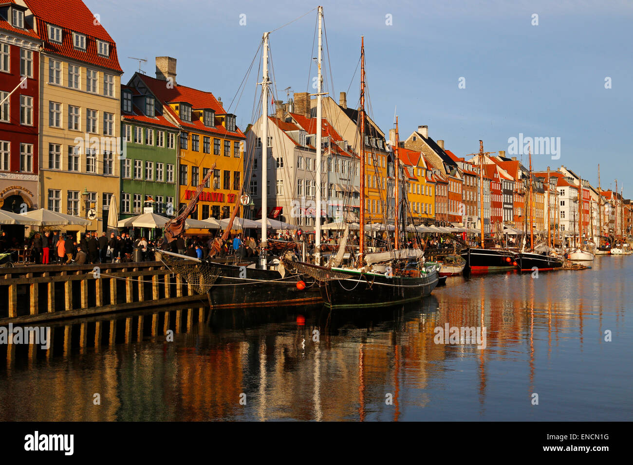 Nyhavn, Kopenhagen, Dänemark Stockfoto