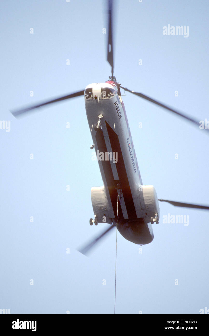 Chinook-Hubschrauber Stockfoto