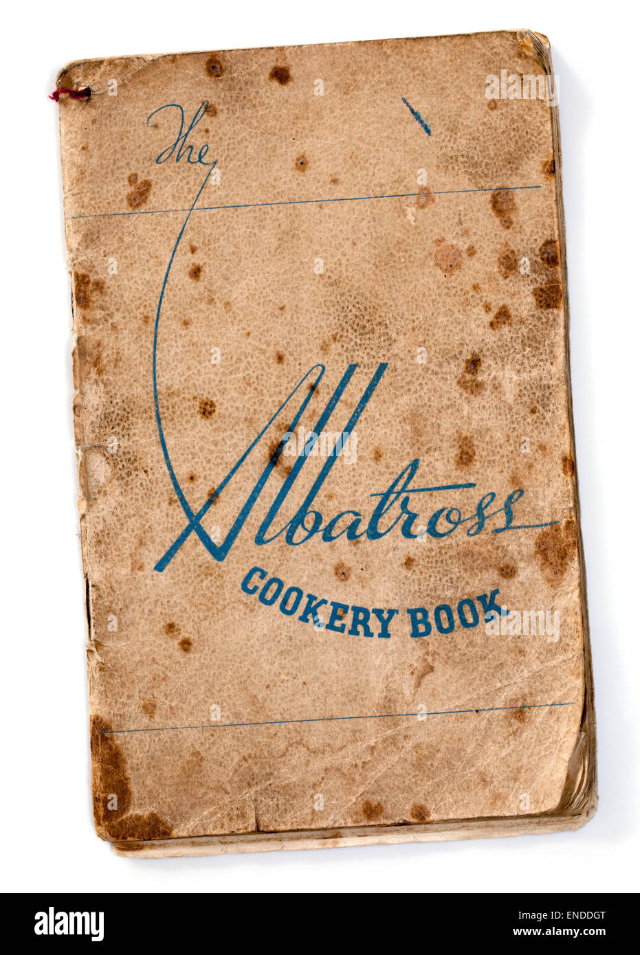 Vintage Albatros Produkte Kochbuch Stockfoto