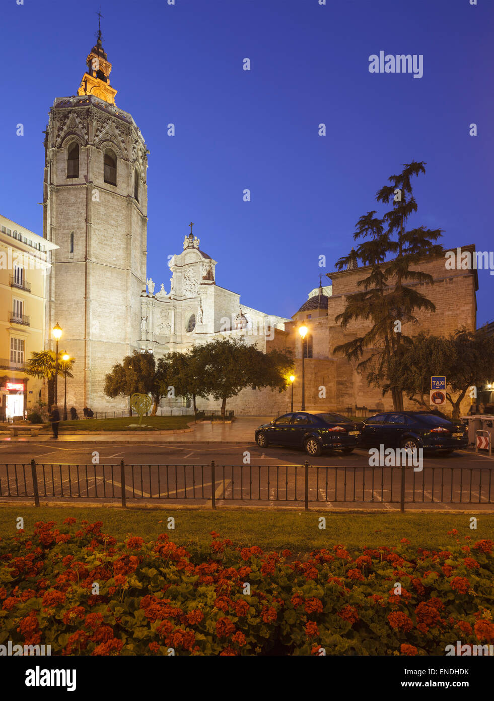 Heiliges Marys Kathedrale, Valencia, Spanien Stockfoto