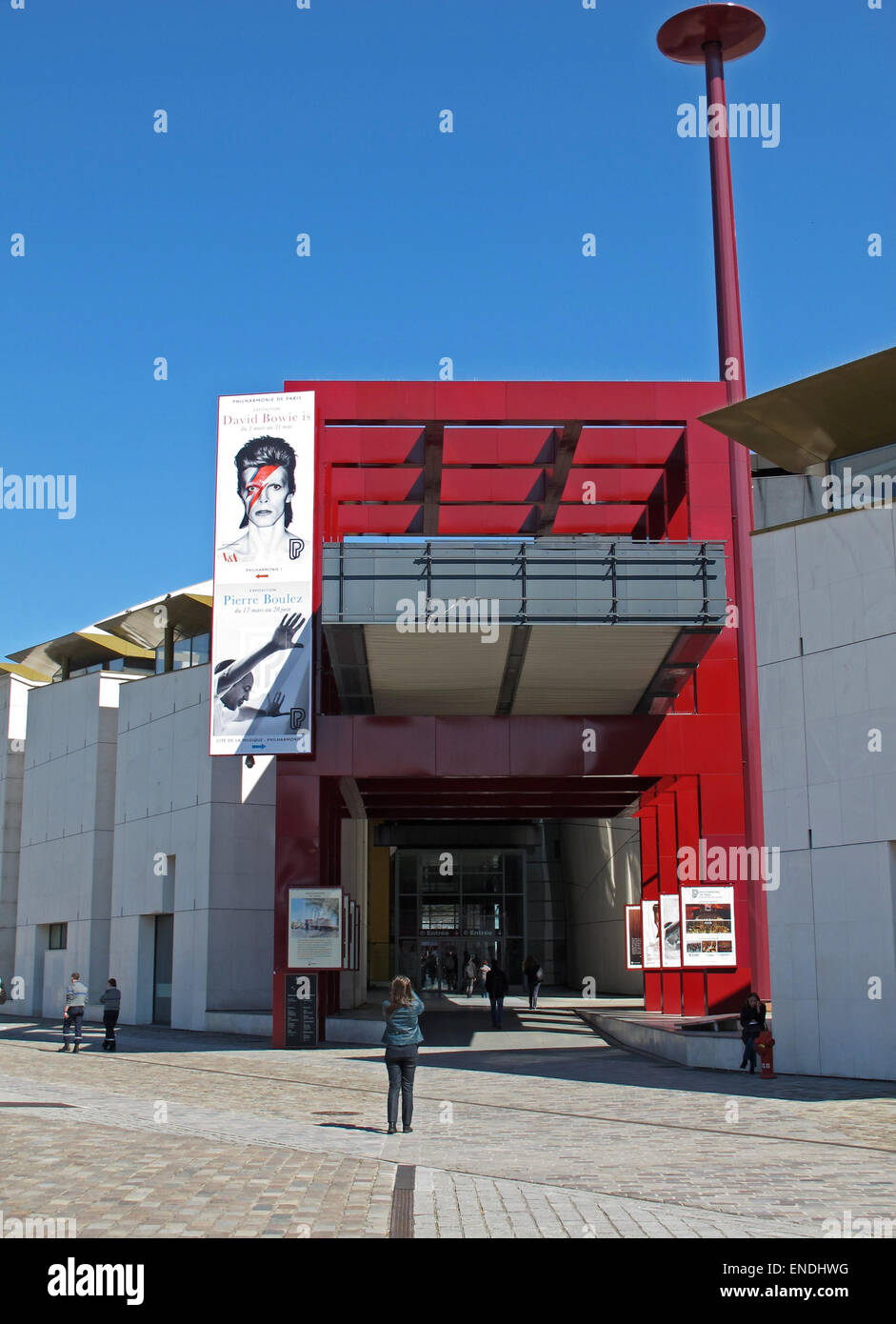 Cite De La Musique, Musikstadt, Philharmonie de Paris, Frankreich, Christian de Portzamparc Architekt Parc De La Villette Park Stockfoto