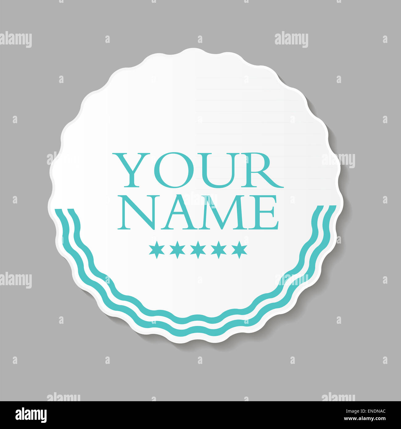 Abstrakte Design Label Vector Illustration EPS10 Stockfoto