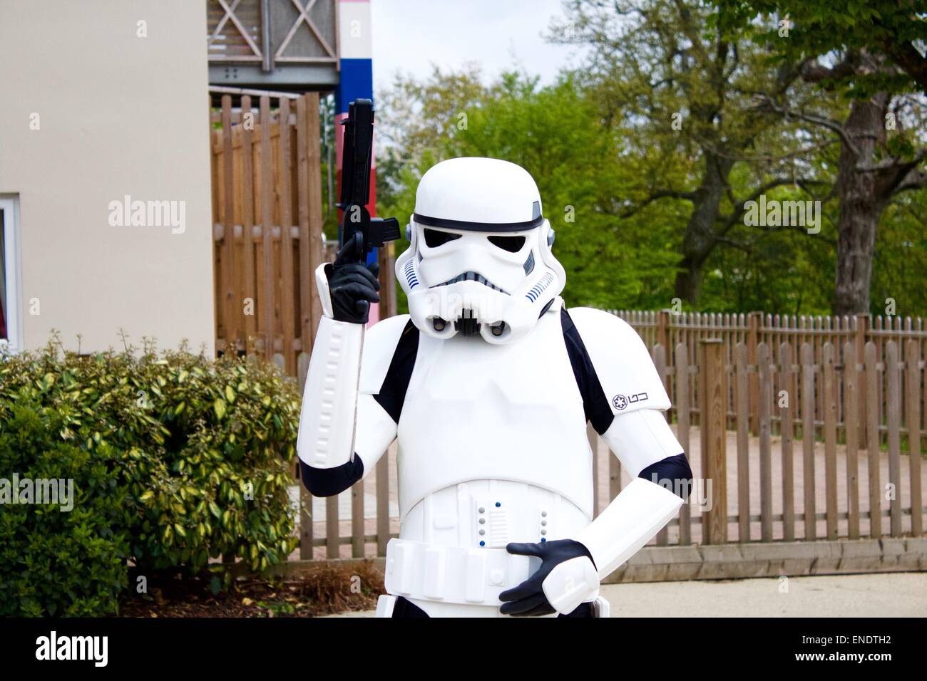 Storm Trooper im Legoland Stockfoto