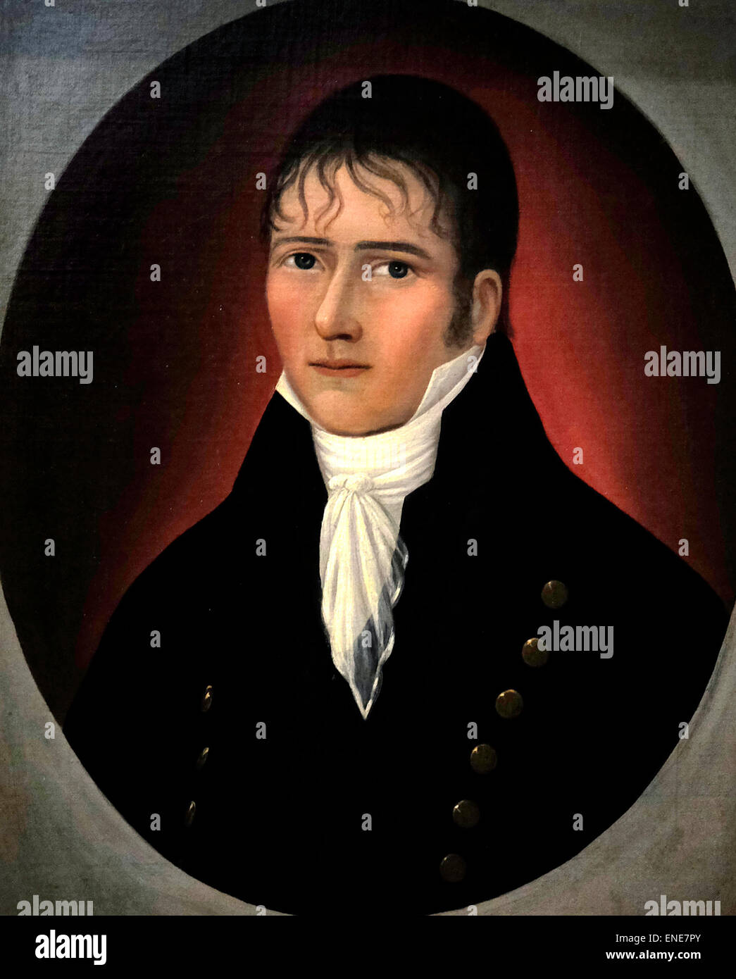 Porträt von Kapitän John Murphy um 1810 Joshua Johnson Stockfoto