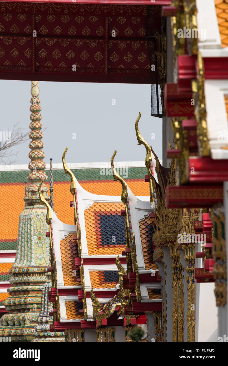 Wat Pho buddhistische Tempel, Bangkok, Thailand, Asien Stockfoto