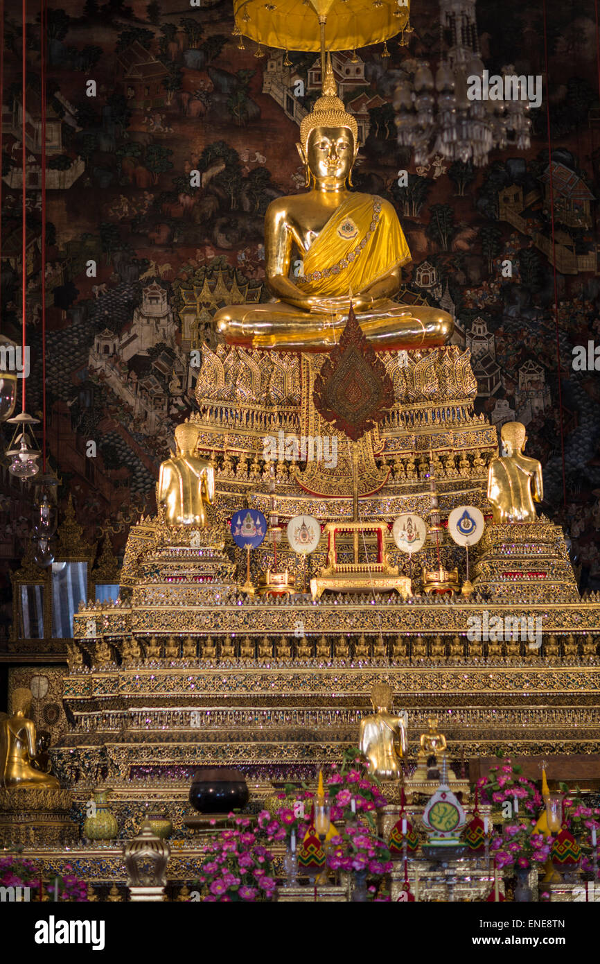 Wat Pho buddhistische Tempel, Bangkok, Thailand, Asien Stockfoto