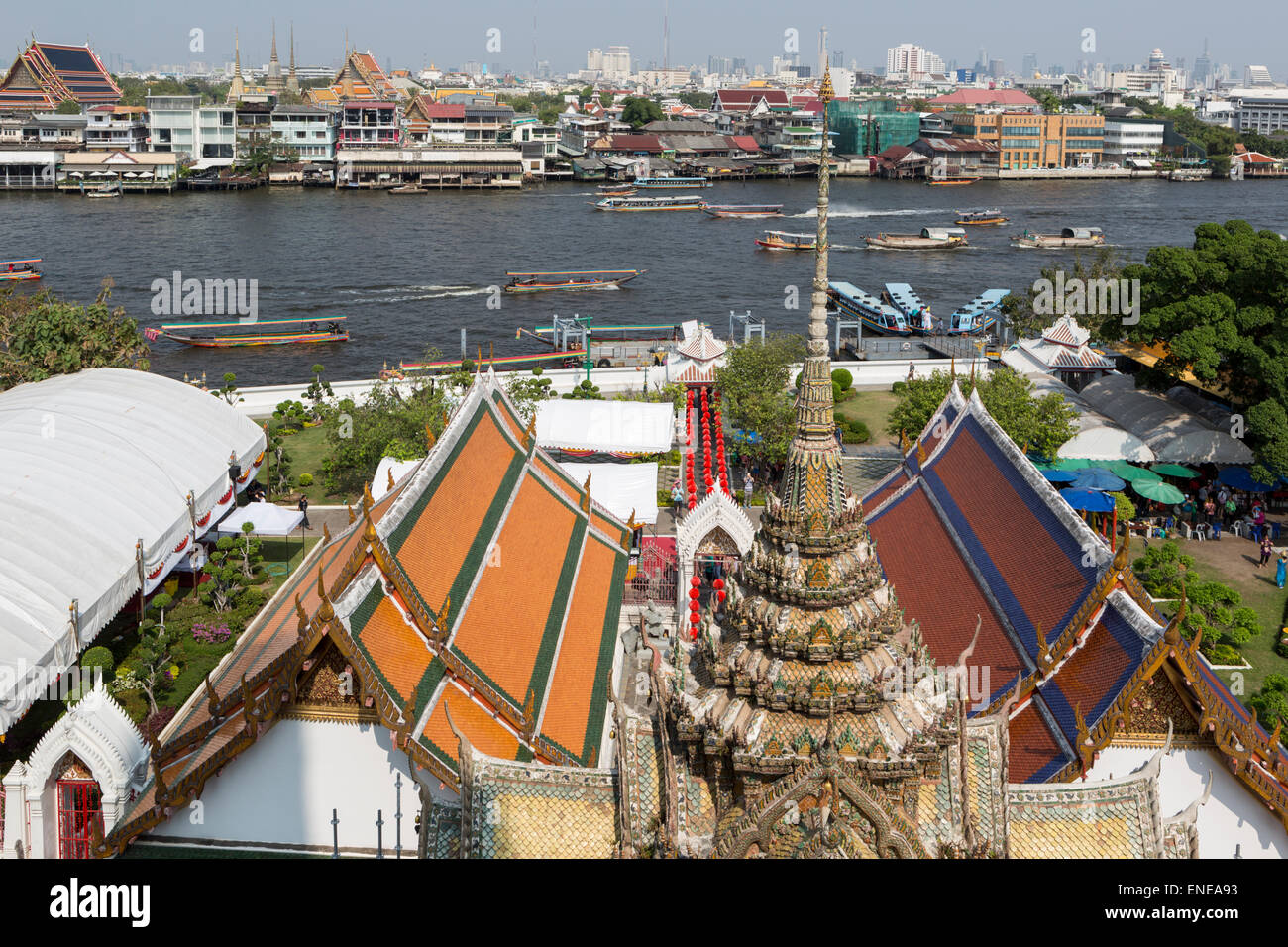 Wat Arun, Bangkok, Thailand, Asien Stockfoto