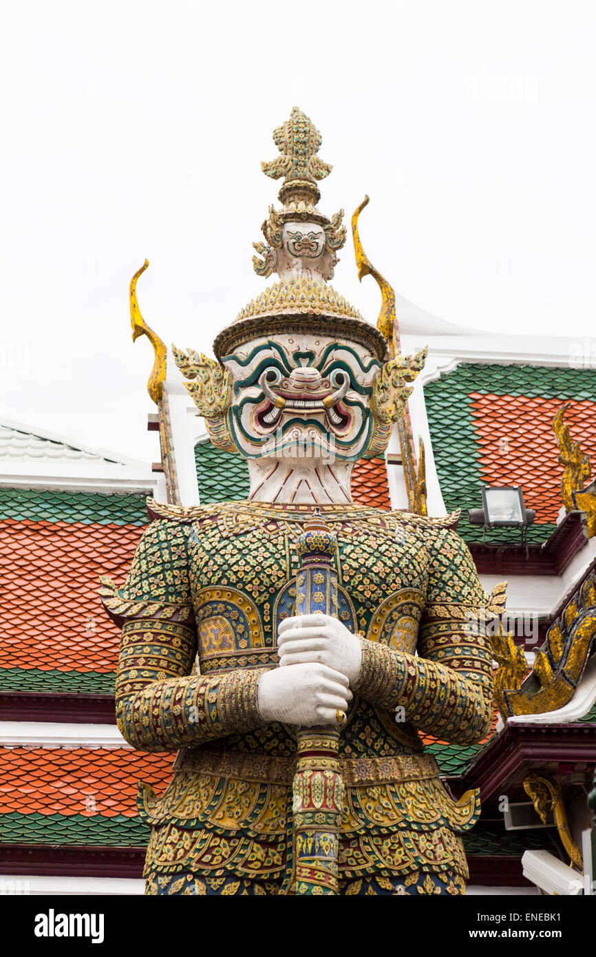 Grand Palace und Wat Phra Kaeo, Bangkok, Thailand, Asien Stockfoto