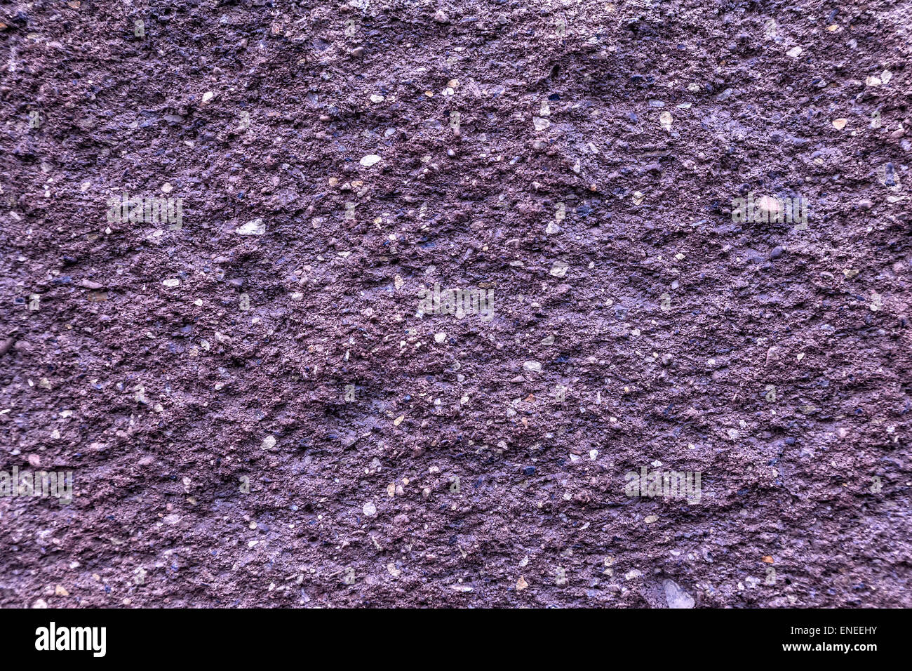 Grunge Gips Zement oder Betonwand Texturfarbe violett Stockfoto