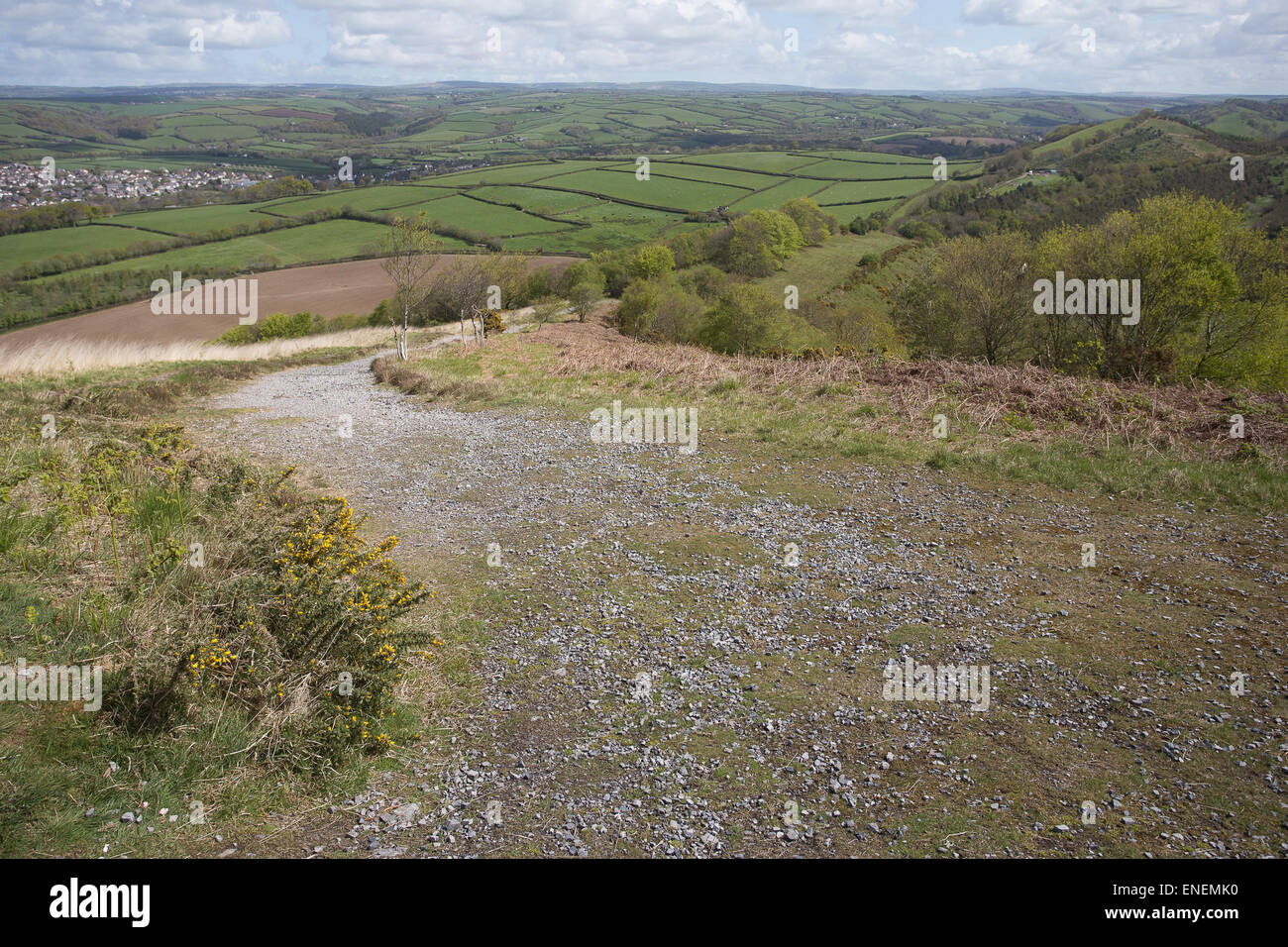 Codden Hill Bischöfe Tawton Barnstaple Nord-Devon England UK Stockfoto