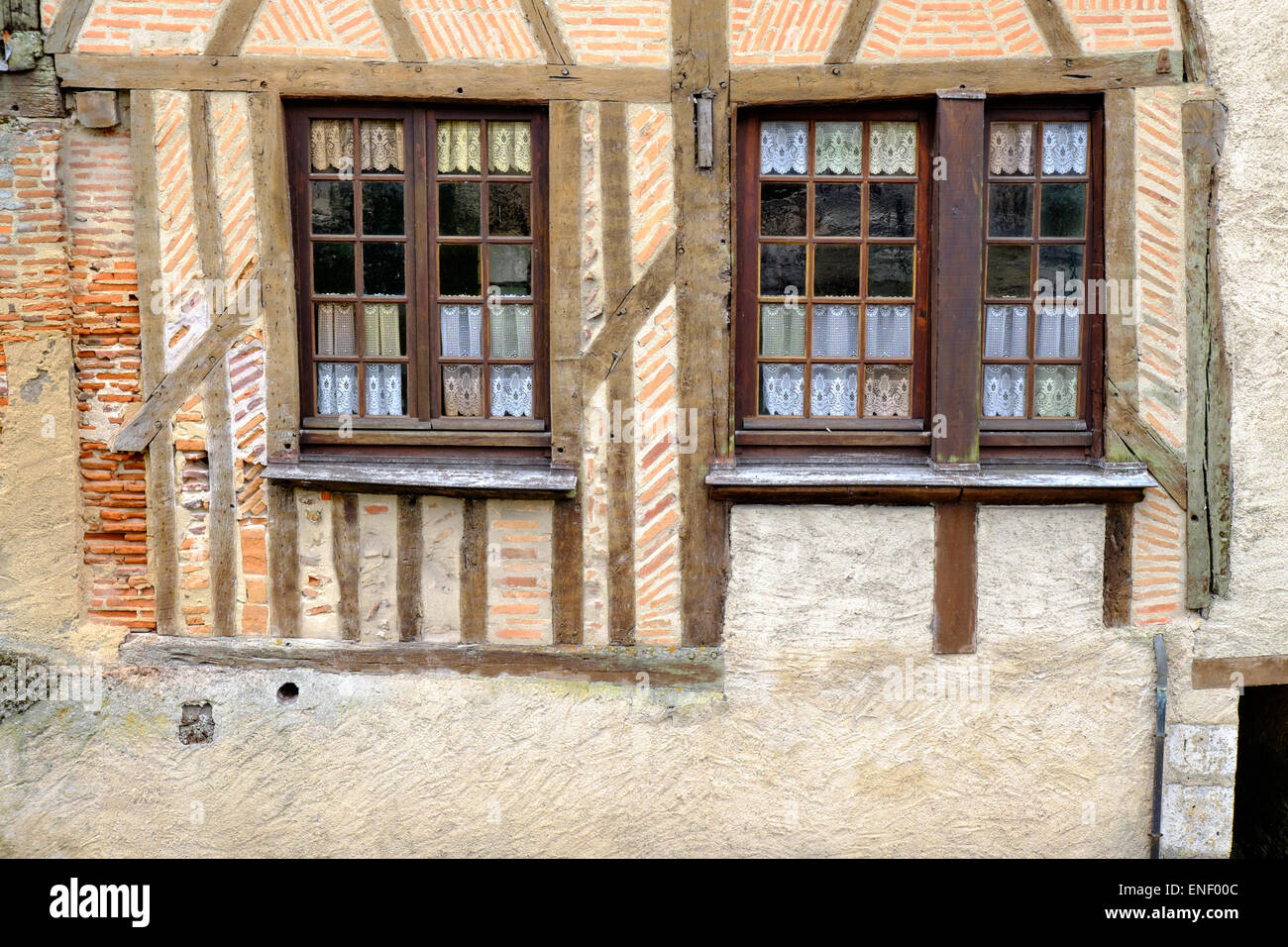 Alten Gebäude im Zentrum der Gemeinde Romorantin-Lanthenay im Département Loir-et-Cher, Frankreich Stockfoto