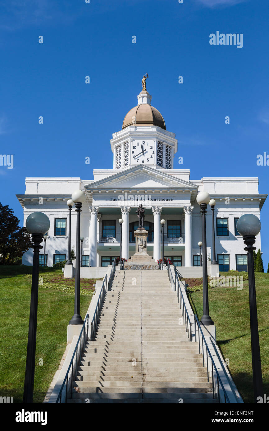 Sylva, Jackson County, North Carolina, Vereinigte Staaten von Amerika.  Jackson county Courthouse. Stockfoto