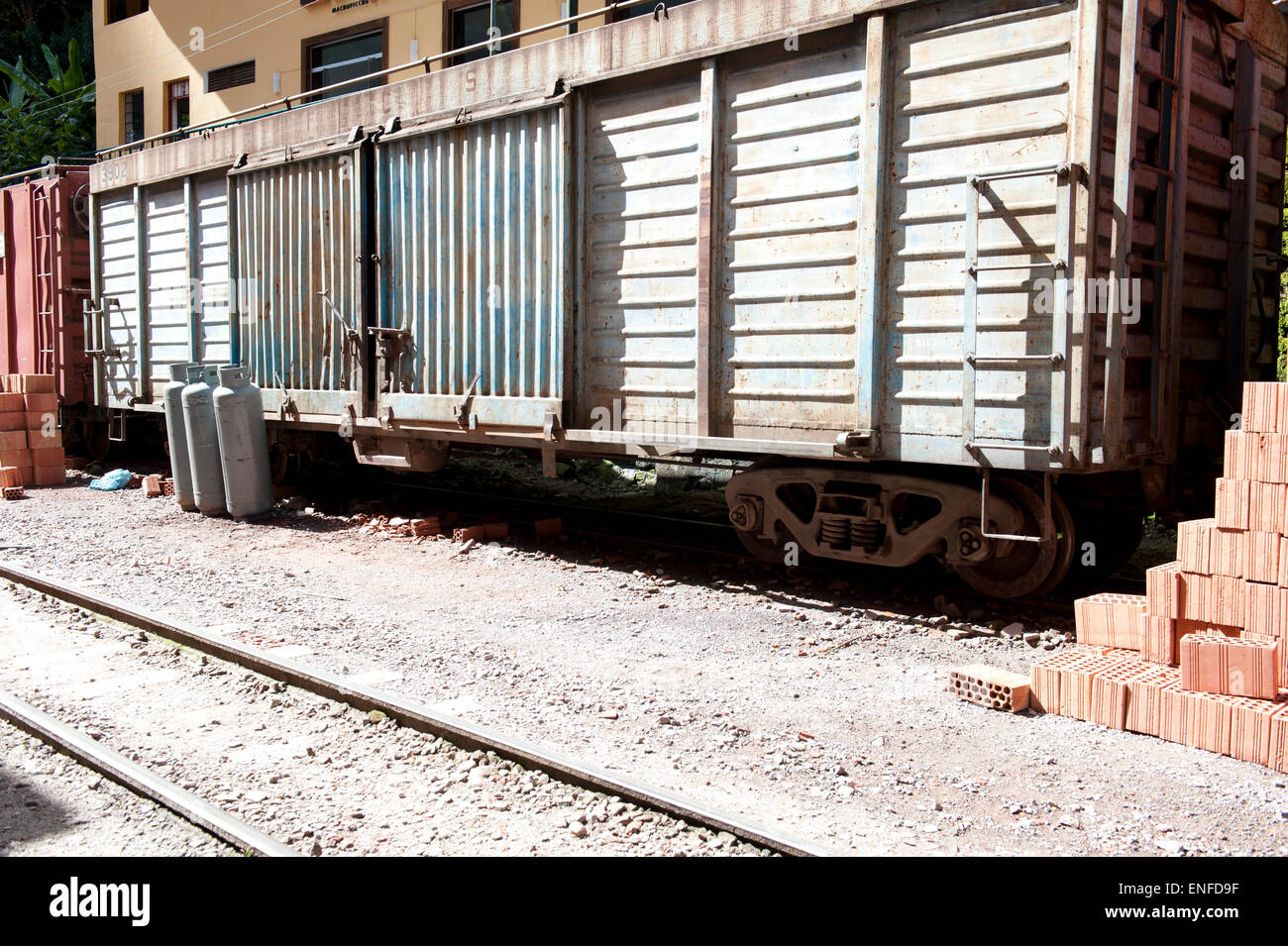 Peruanische Waggon Stockfoto