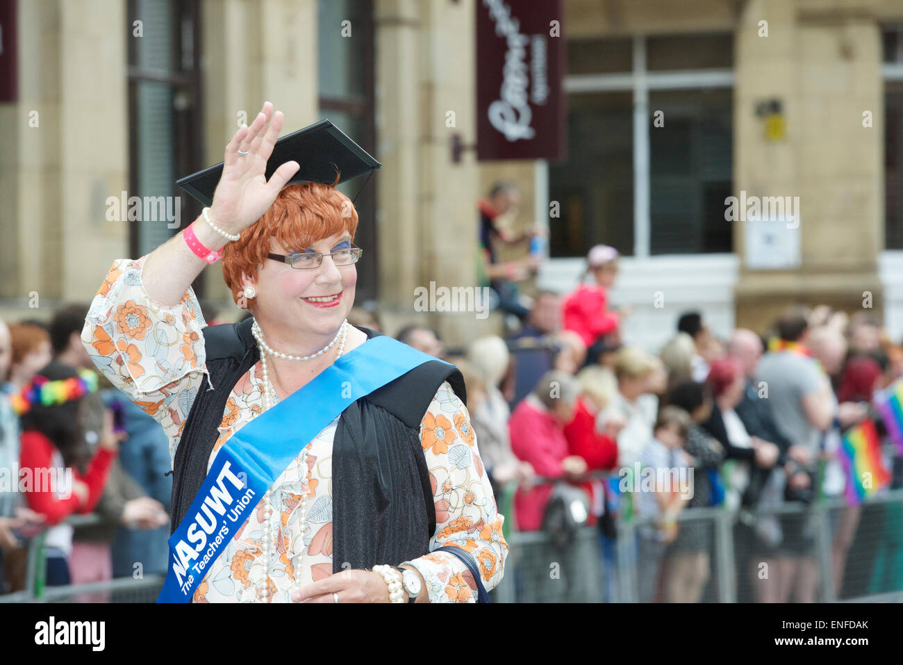 Manchester-Pride-Parade: NASUWT Stockfoto