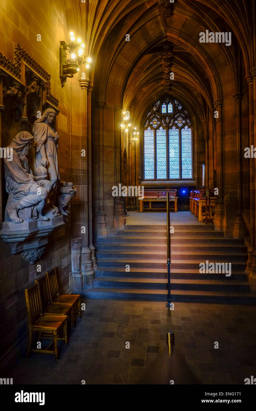 John Rylands Library Manchester Stockfoto