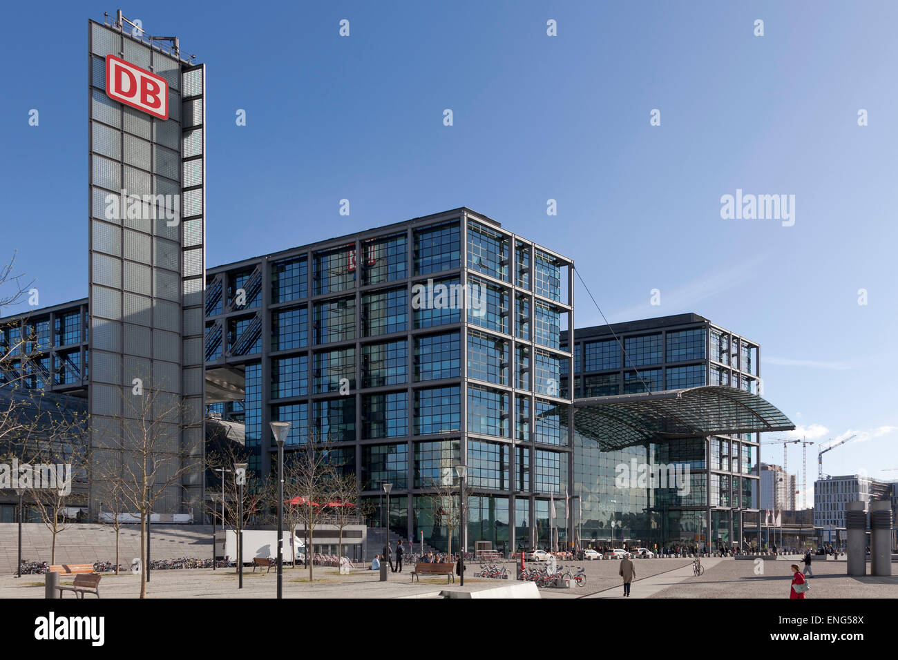 Berlin Hauptbahnhof (Berlin Hauptbahnhof) in Deutschlands Hauptstadt Stadt Berlin Stockfoto