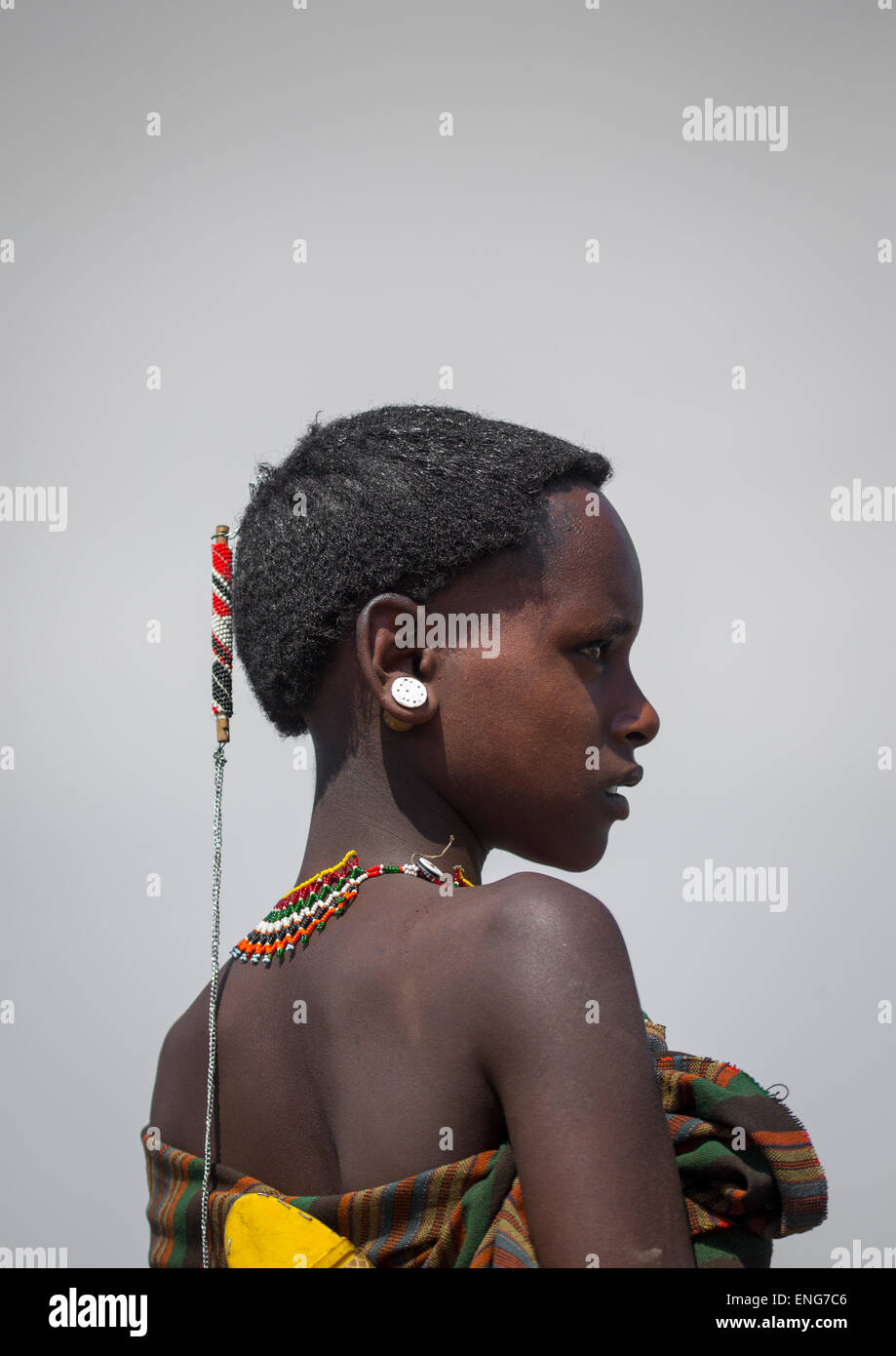 Rendille Stamm junge, Turkana-See, Loiyangalani, Kenia Stockfotografie ...