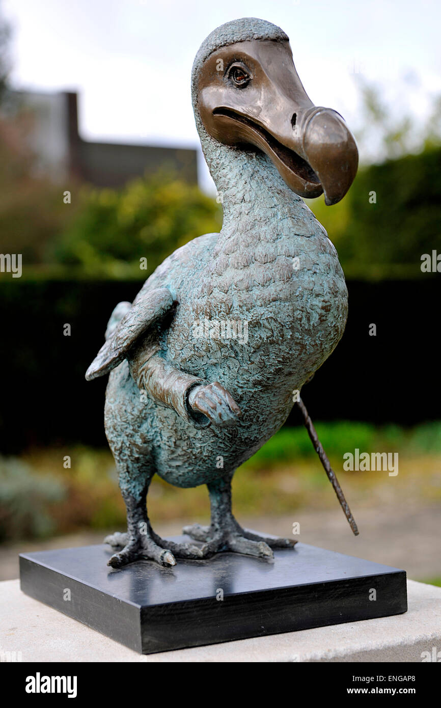 Dodo, Alice im Wunderland Kilver Court Gardens, Shepton Mallet, Somerset, im Besitz von Roger und Monty Saul, Gründer von Mulberry. Stockfoto