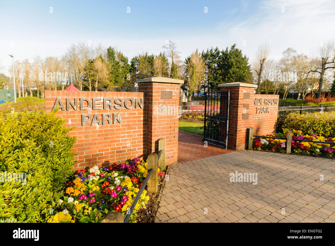 Anderson Park, Coleraine, Nordirland Stockfoto