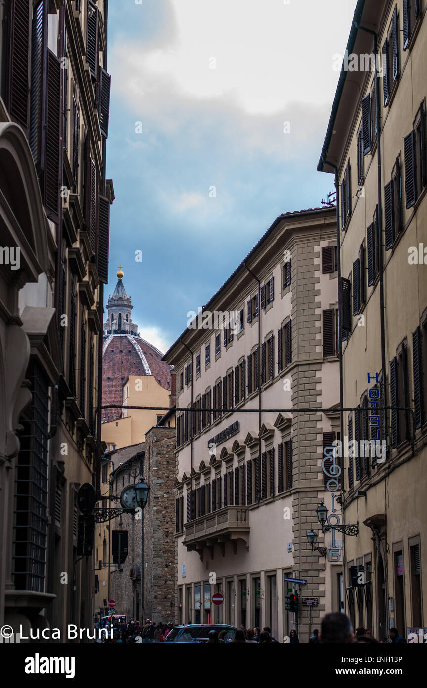 Week-End a Firenze Stockfoto