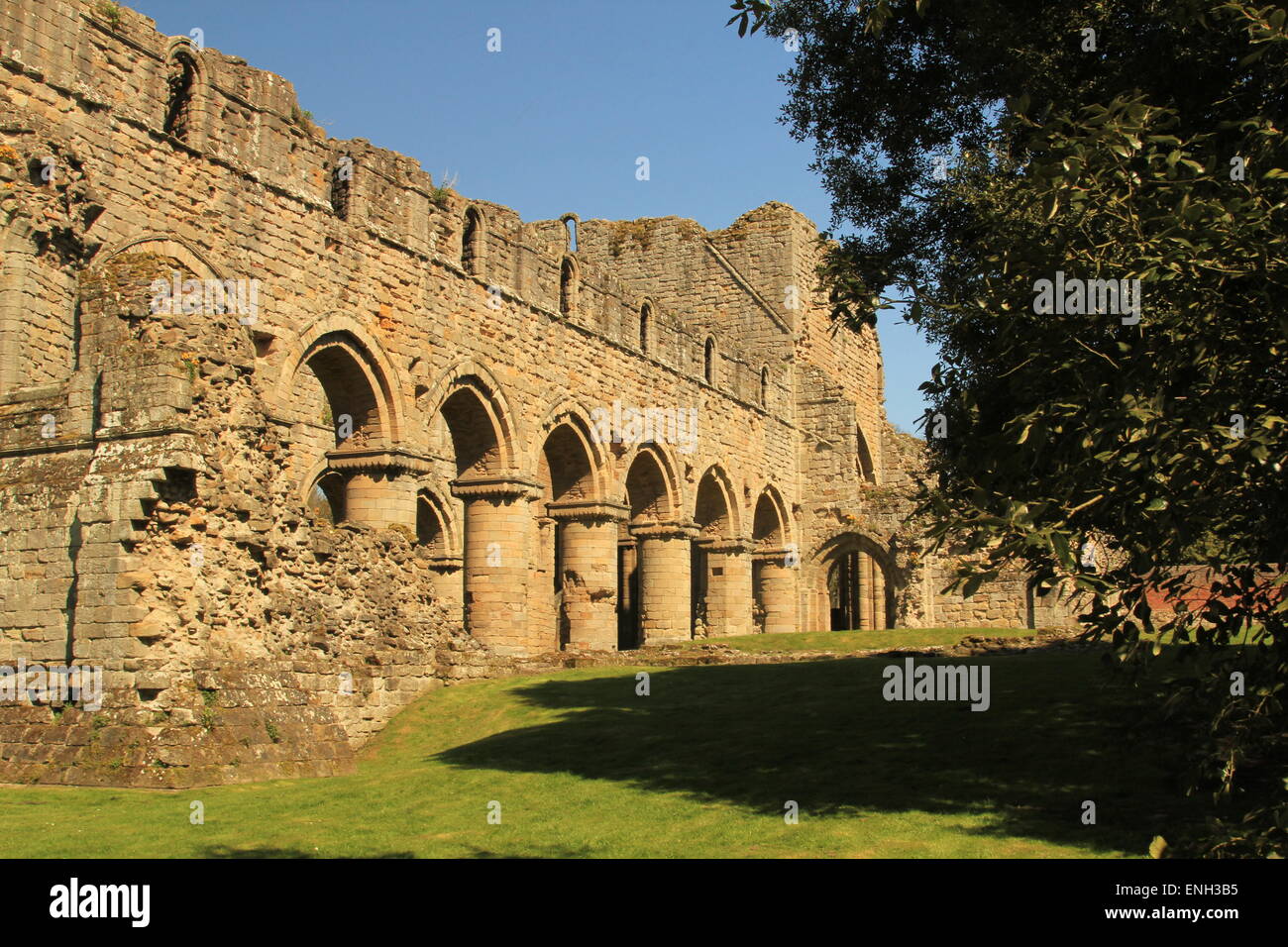 Buildwas Abbey, Shropshire Stockfoto