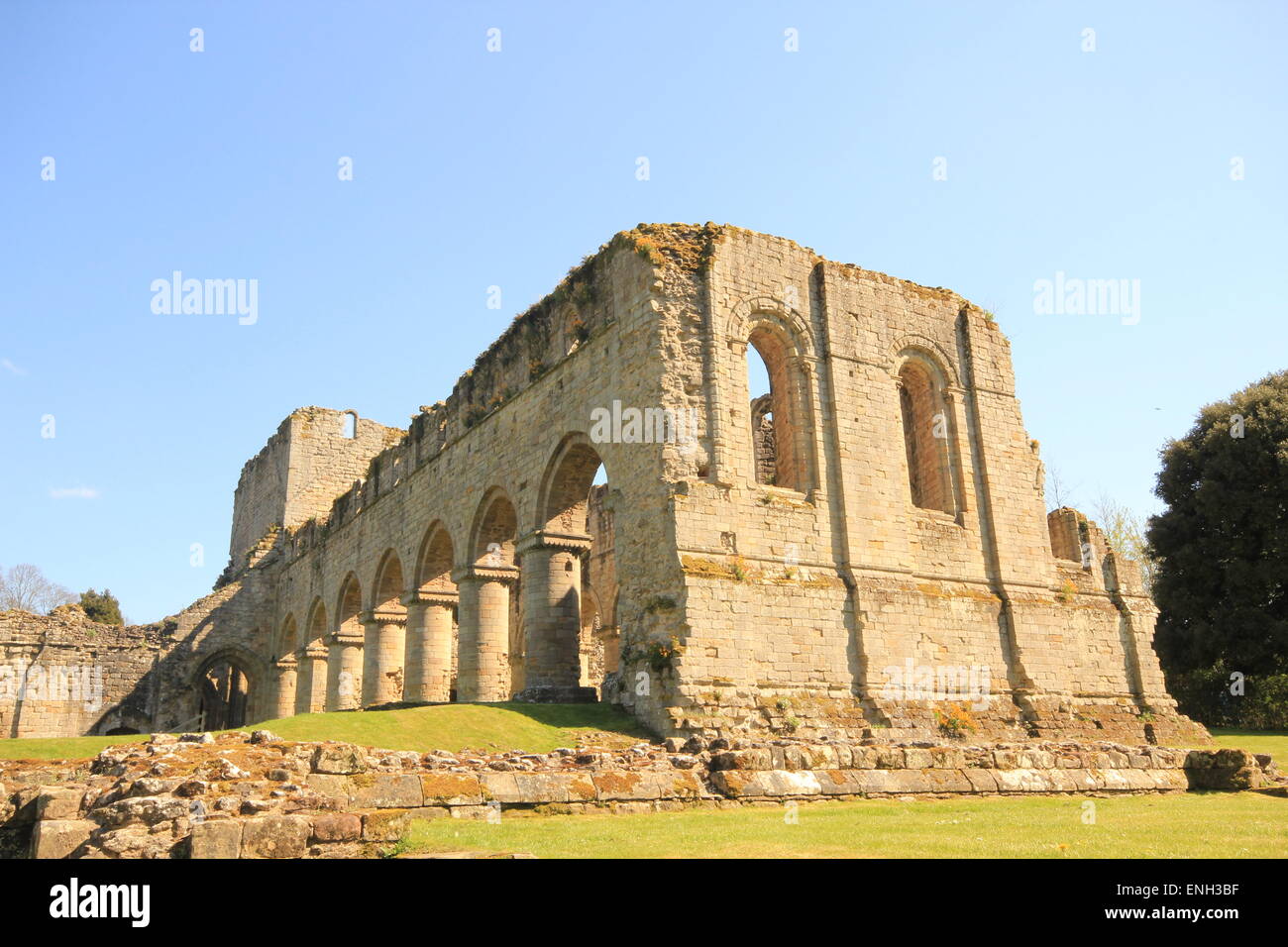 Buildwas Abbey, Shropshire Stockfoto