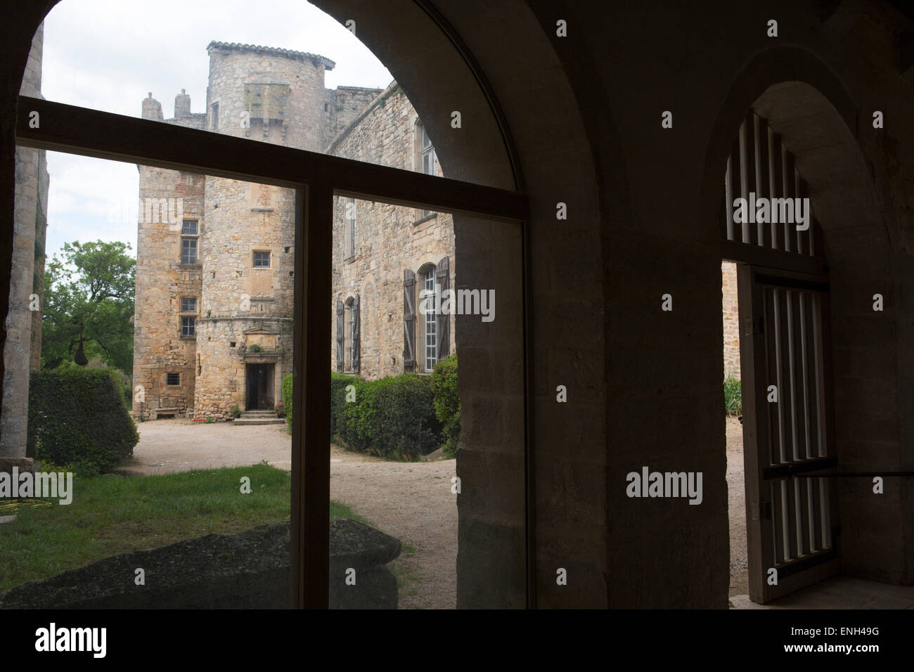 Schloss Bruniquel, Tarn et Garonne, Midi-Pyrenäen, Frankreich Stockfoto