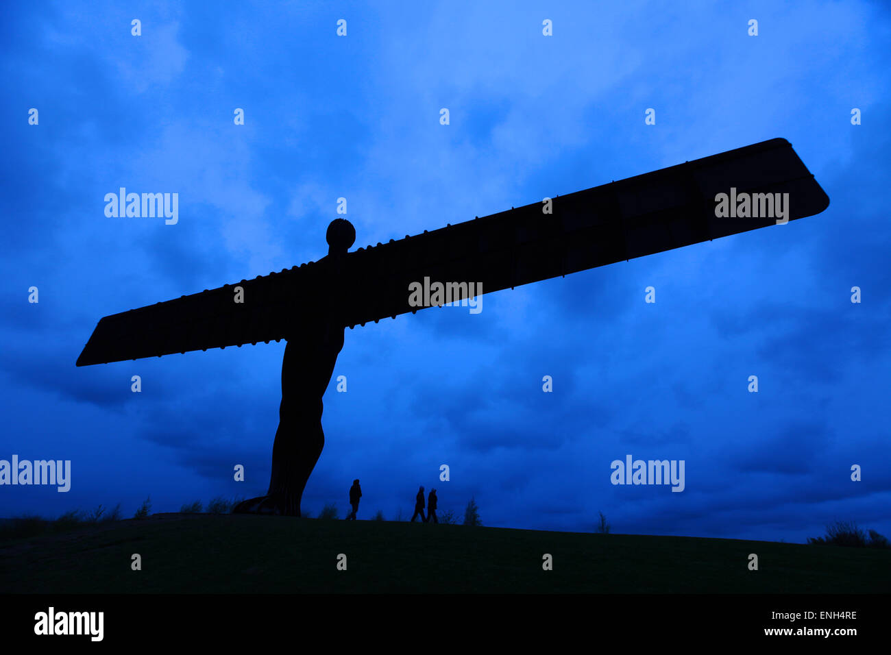 Engel der Norden Skulptur in Gateshead nahe Newcastle Stockfoto