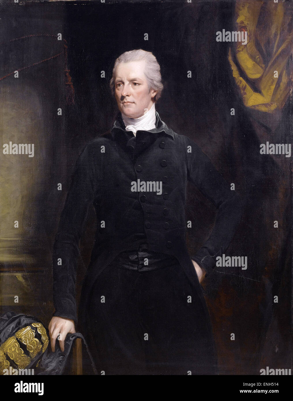 William Pitt der jüngere jüngste Premierminister Großbritanniens im Jahr 1783 Stockfoto