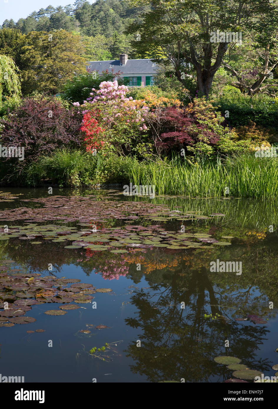 Monets Garten und Haus in Giverny, Frankreich Stockfoto