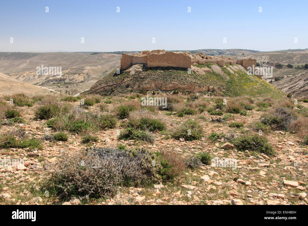 Montreal-Burg in Shawbak, Jordanien Stockfoto