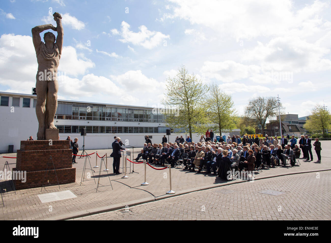 Nationalen niederländischen zum Gedenken an die Befreiung der Niederlande während dem zweiten Weltkrieg Stockfoto