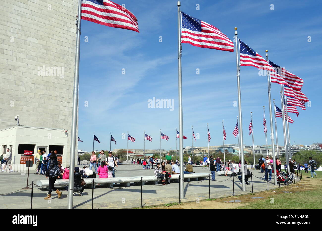 Washington Denkmal in Washington, D.C. Stockfoto