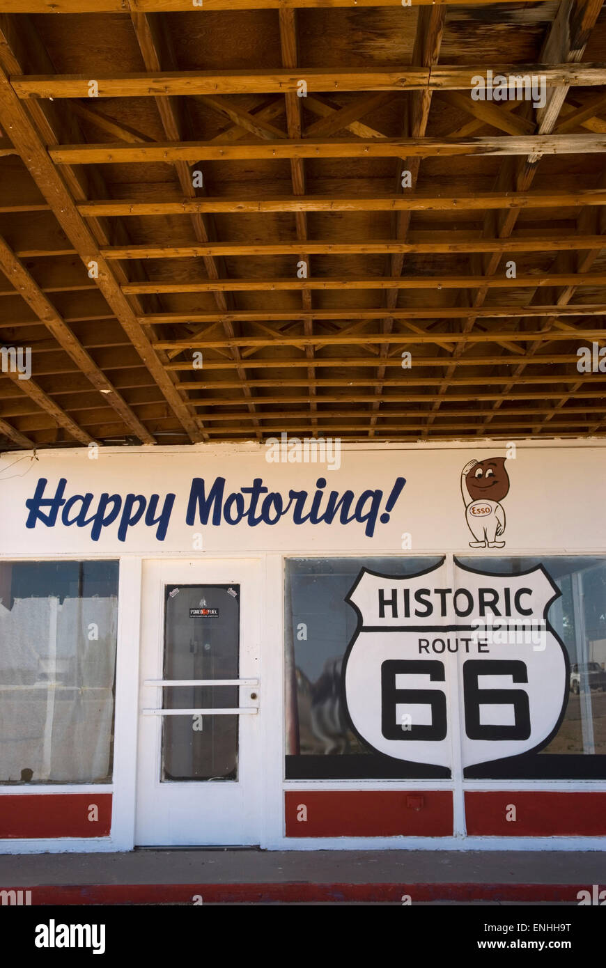 Esso Tankstelle Tucumcari New Mexico USA Stockfoto