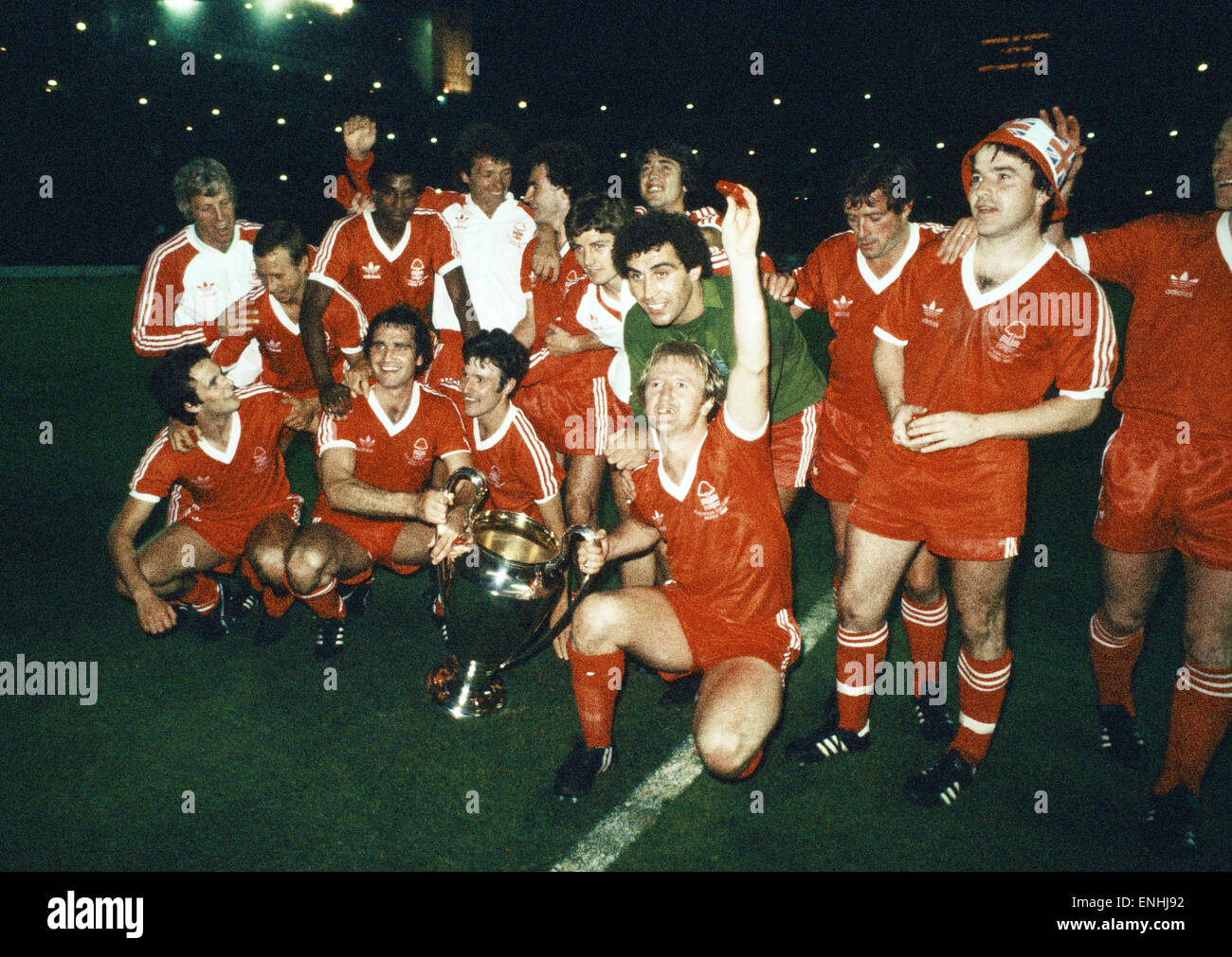 1980 EuropacupFinale im Santiagio Bernabeu Stadion in Madrid