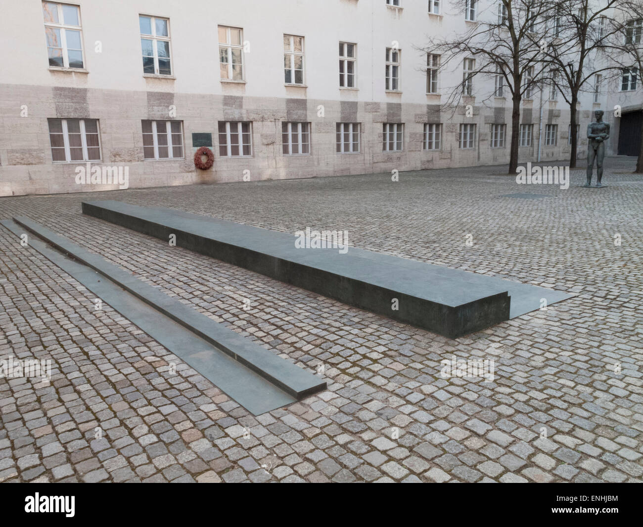 Claus von Stauffenberg Denkmal Bendleblock Berlin Deutschland Stockfoto