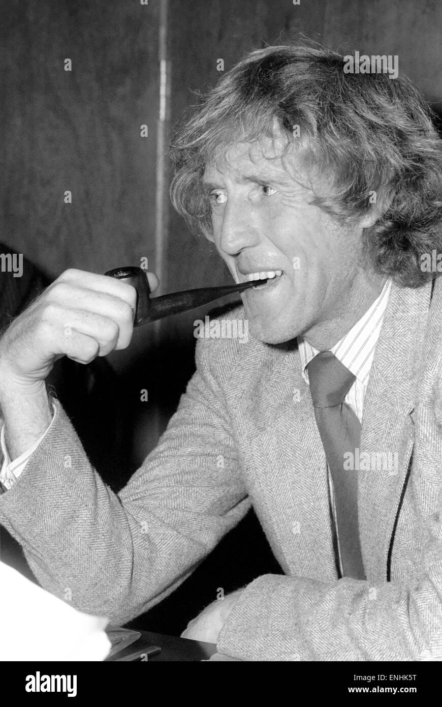 Rod Hull gesehen hier eine Rast aus der EWU bei der Eröffnung der Winchester Homecraft und verhilft Show im Freizeitzentrum Winchester. September 1983 Stockfoto