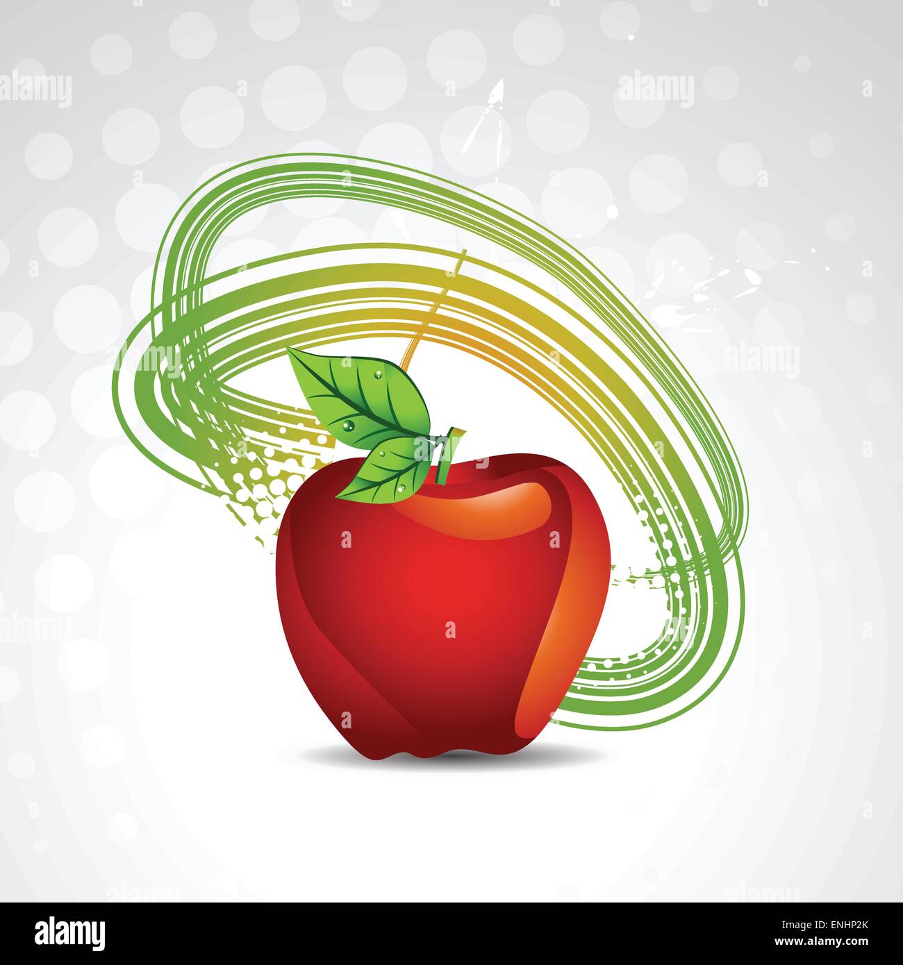 Vektor-Apple-Obst-Hintergrund-design Stock Vektor