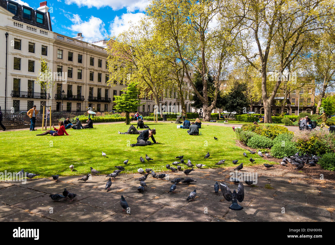 Bloomsbury Square Gardens London Borough of Camden England UK Stockfoto