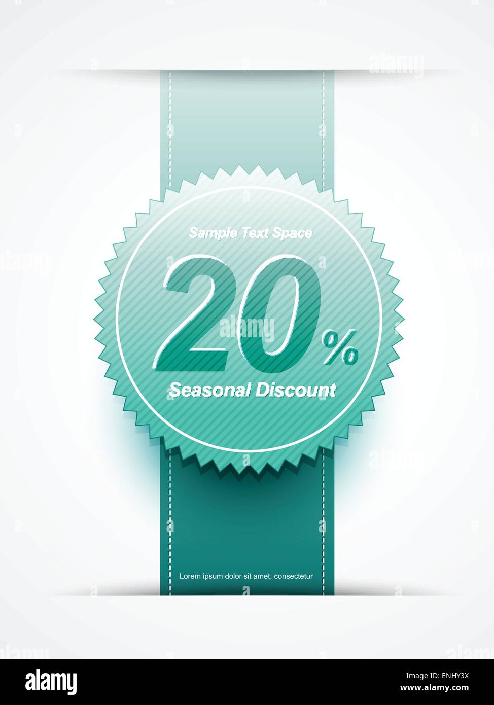 Rabatt Sale Etikett Vektorgrafik Stock Vektor