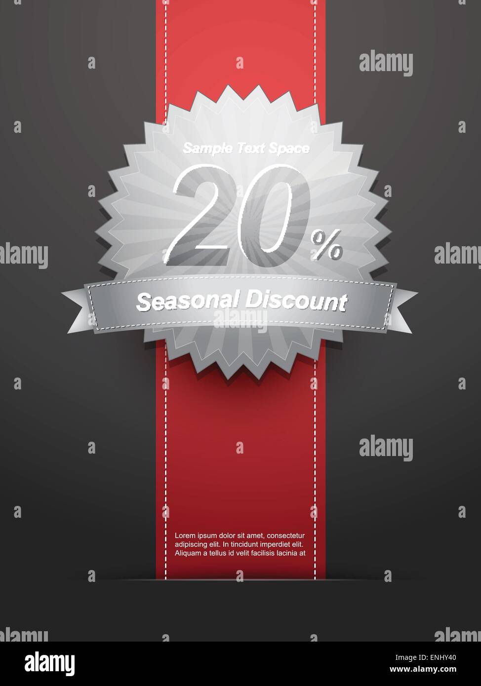 Rabatt Sale Etikett Vektorgrafik Stock Vektor