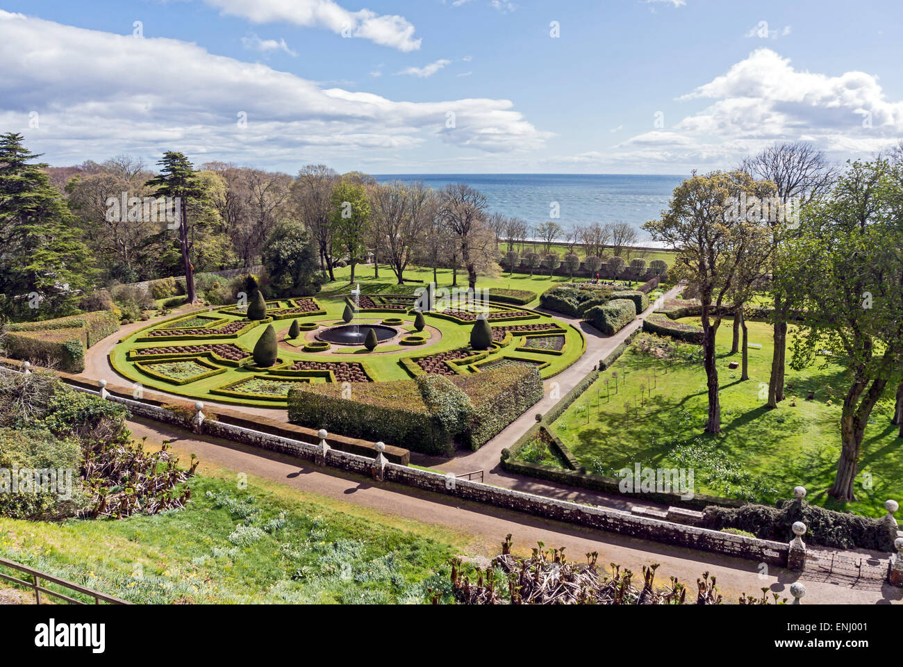 Dunrobin Castle Museum & Gardens in der Nähe von Golspie Highland-Schottland Stockfoto