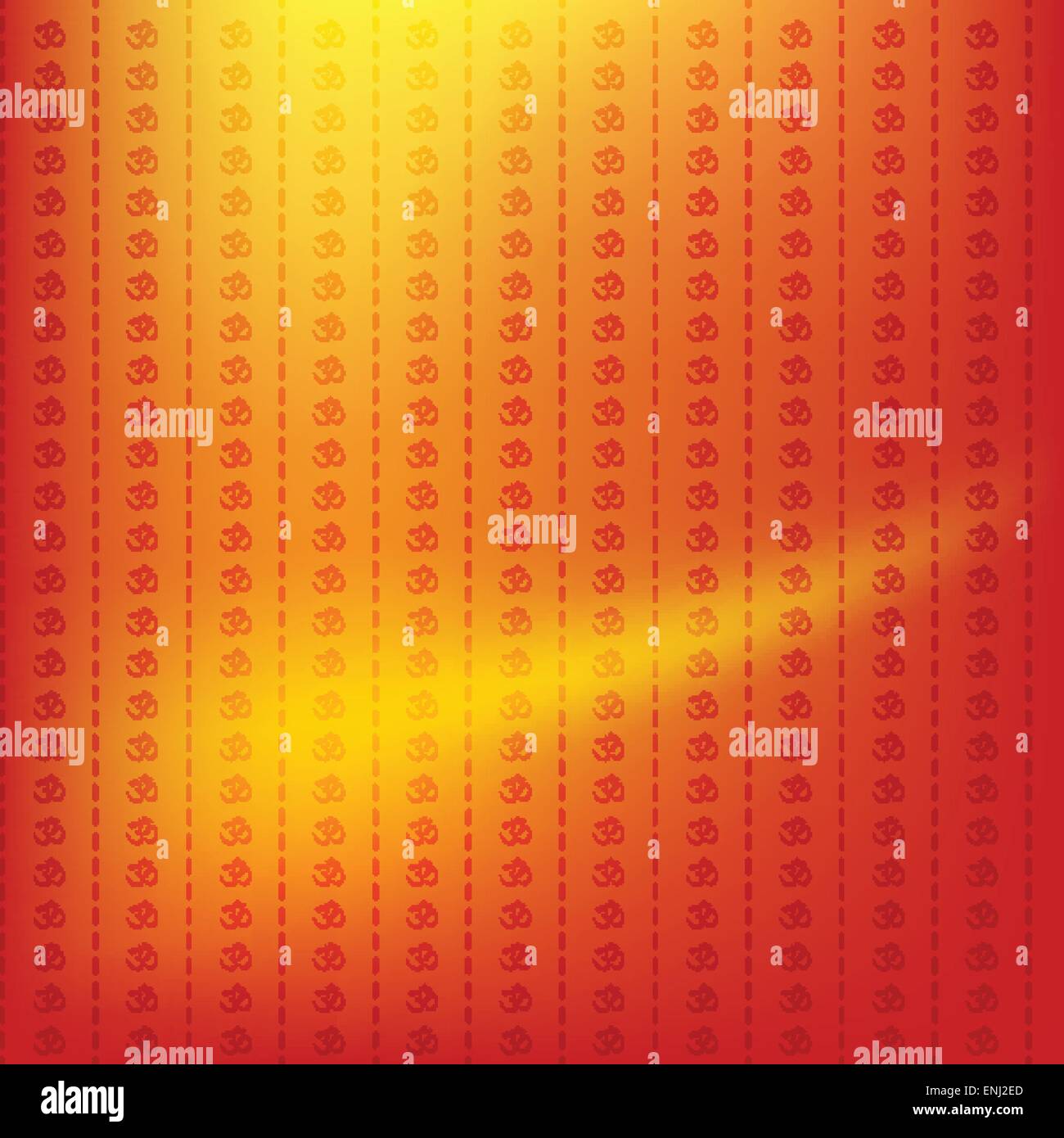 Hindu-Religion Om Hintergrund Vektor Stock Vektor