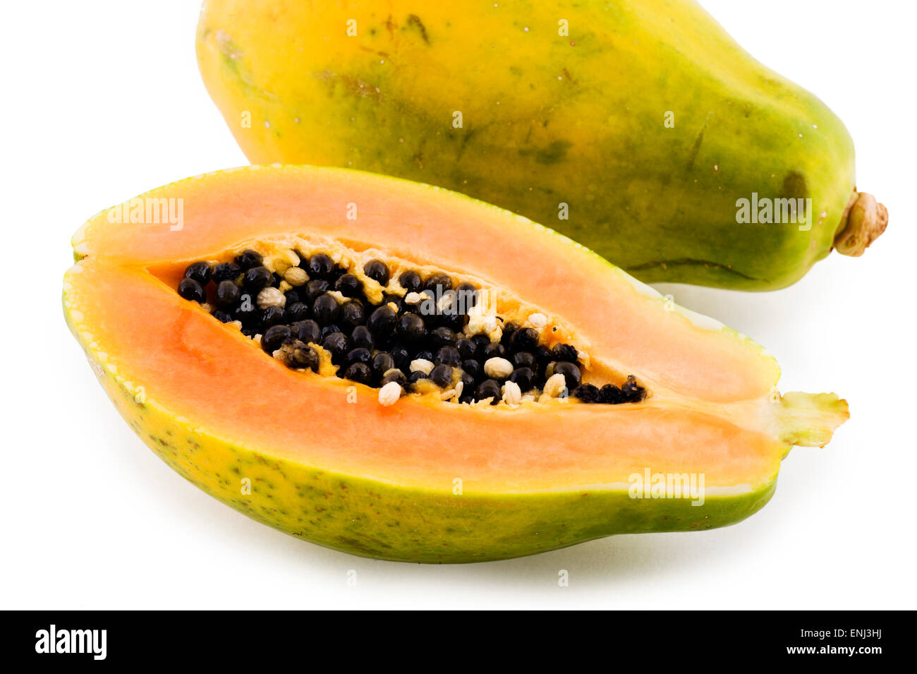 Papaya (Carica Papaya) Stockfoto