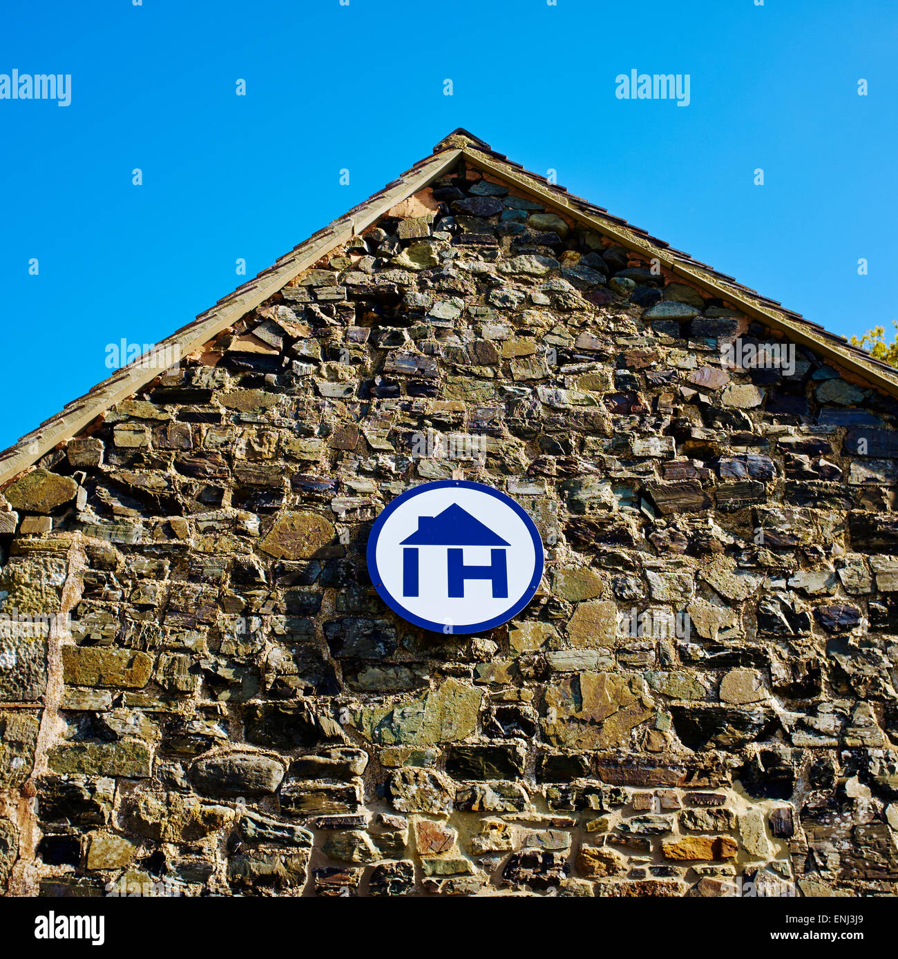 Unabhängige Hostel Schild und Logo Stockfoto