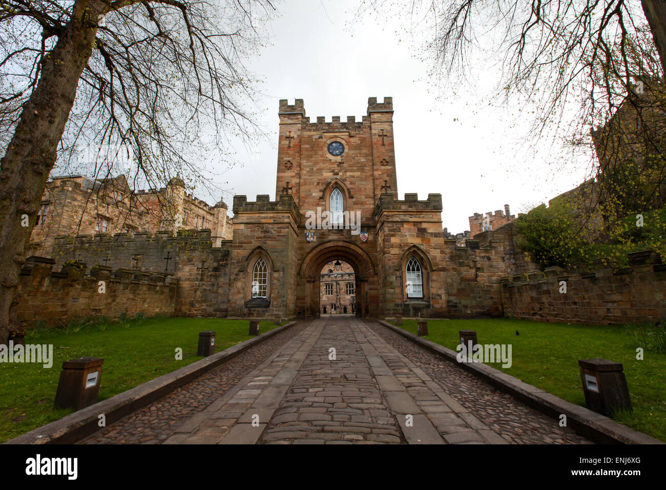 Durham Castle, Durham Stockfoto