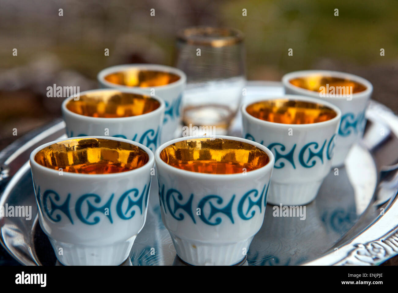 Wodka shots, Alkohol Schüsse Stockfotografie Alamy